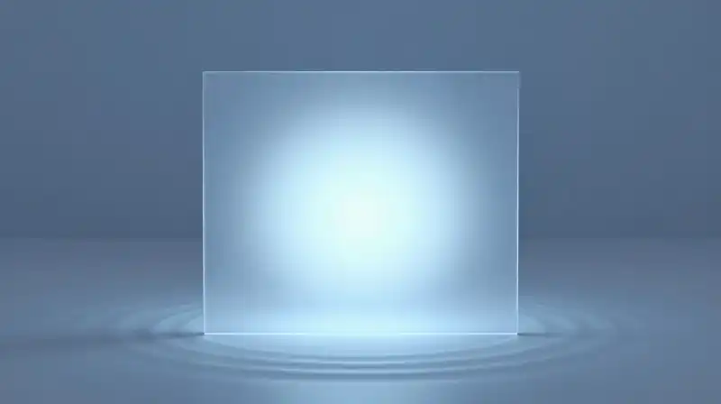 A glowing core sits behind a translucent, rippling blue barrier