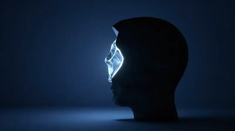A fragile glowing glass core contrasts with solid stone